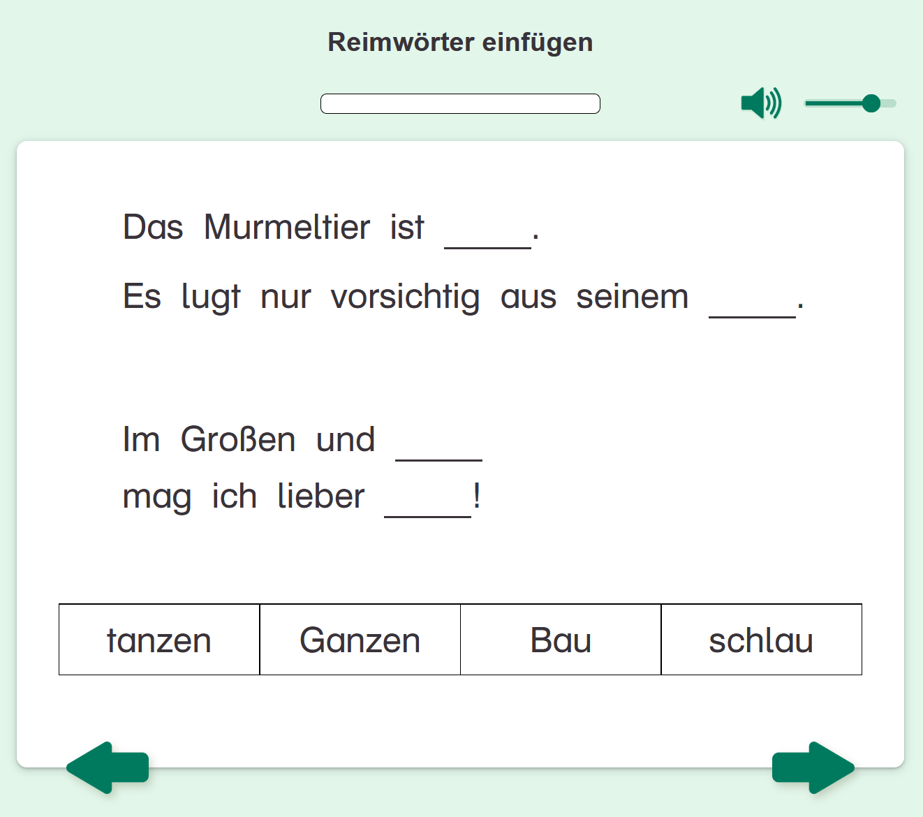 Screenshot LernMax Deutsch Alphabetisierung Online